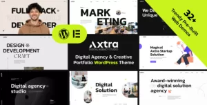 Axtra  Digital Agency Creative Portfolio Theme