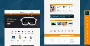 Axtronic - eCommerce Photoshop Template - TemplateMonster