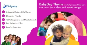 Babyday Child Care Wordpress Theme
