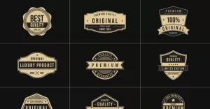 Badge and Vintage Titles - Motion Graphic Template for Premiere Pro