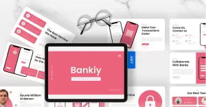 Bankiy - Payment Mobile Apps Keynote Template