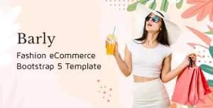 Barly - Fashion Boutique eCommerce Website Template