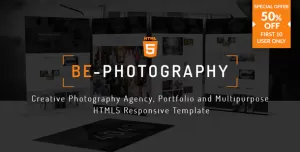 Be-Photography  Creative Photography Agency, Portfolio and Multipurpose HTML5 Responsive Template