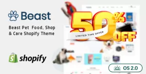 Beast - Pet Care & Pet Shop  Shopify Theme OS 2.0