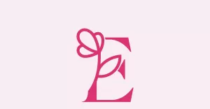 Beautiful Fashion Beauty Logo Letter E - TemplateMonster