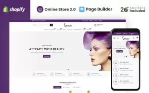 Beauty Cosmetics Store Shopify Theme - TemplateMonster