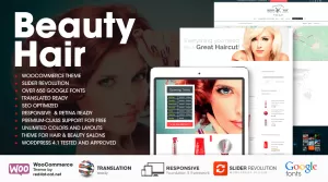Beauty Hair - E-commerce WordPress Theme
