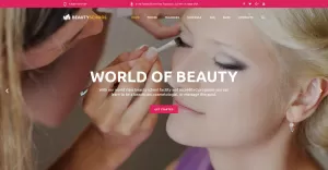 Beauty School Responsive Website Template - TemplateMonster
