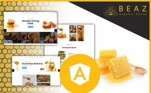 Beaz Honey Farm Shop Angular JS Template - TemplateMonster