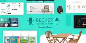 Becker  Furniture shop, Electronics Shopify Theme
