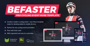 BeFaster - Pro Cycling Mountain Bike Event / Race / Competition Muse Template