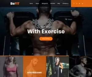 BeFit - Personal Trainer WordPress Theme for fitness trainer  SKT Theme
