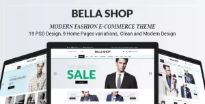 Bella Shop - eCommerce PSD Template