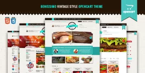 Benissimo — Vintage Style OpenCart Theme