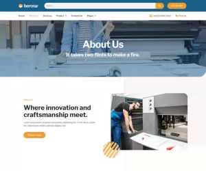 Berona - Printing & Design Service Elementor Template Kit