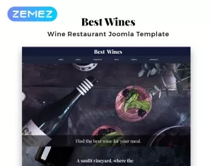 Best Wines - Wine Multipage Elegant Joomla Template