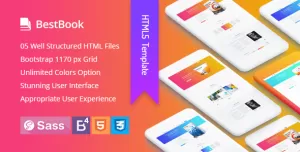Bestbook - Book Author & Marketers Landing Page HTML5 Template