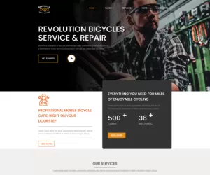 Bestcycle  Bicycle Repair & Service Elementor Template Kit