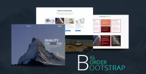 BIG Border -  Multi-purpose Portfolio Template