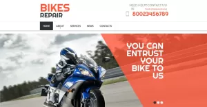 Bike Shop Moto CMS 3 Template