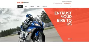 Bikes Repair - Motorcycles Repair & Service Responsive Clean HTML Website Template