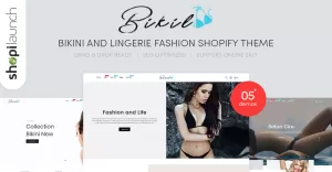Bikil - Bikini & Lingerie Fashion Responsive Shopify Theme