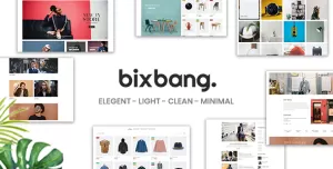 Bixbang  Minimalist eCommerce PSD Template
