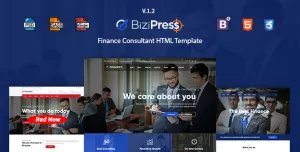 BiziPress - Finance, Consulting, Business HTML Template