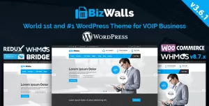 BizWalls  Responsive VOIP & Virtual Phone Business WordPress Theme