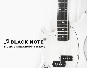Black Note - Music Store Shopify Theme - TemplateMonster