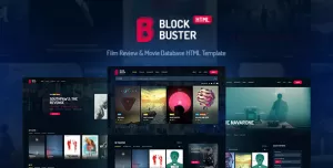 BlockBuster - Film Review & Movie Database HTML Template