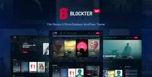 Blockter - Movie database WordPress Theme