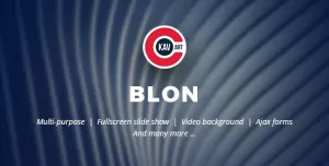 Blon - Personal Portfolio Template