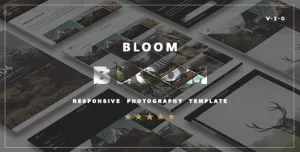 Bloom  - Responsive  Photography Portfolio Template