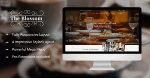 Blossom - Joomla Template For Restaurant/Food Stores - Themes ...