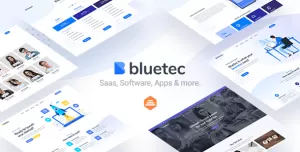 Bluetec - Saas, IT Software, Startup and Coworking Website Template