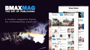 Bmaxmag - Blog Magazine WordPress Theme