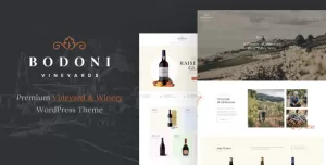 Bodoni - Wine Shop & Vineyard WooCommerce Theme