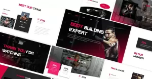 Body Building Powerpoint Presentation Template