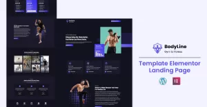 Bodyline Gym -  Health and Fitness Services Landing Page