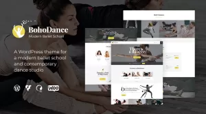 BohoDance - Dance School and Ballet Classes WP Theme ...