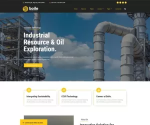 Boile - Oil Company & Industry Elementor Template Kit