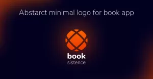 Booksistence — Books App Mystery Logo Template