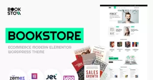 BookSto - Bookstore ECommerce Modern Elementor WooCommerce Theme
