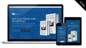 BookWriter - Ebook Landing Page