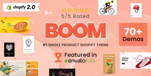 Boom - Single Product Shop, Multipurpose Shopify Theme