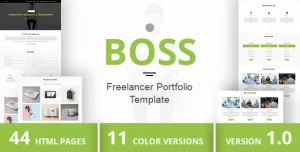 BOSS - Freelancer Portfolio Template