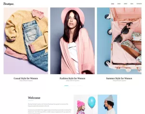 Boutique - Fashion Photo Gallery Template - TemplateMonster