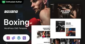 Boxeng - Boxing WordPress Elementor