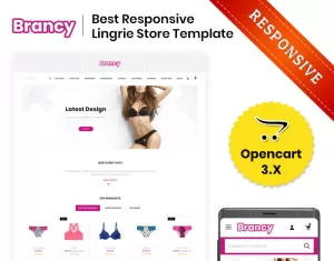 Brancy - The Lingerie Store Responsive OpenCart Template